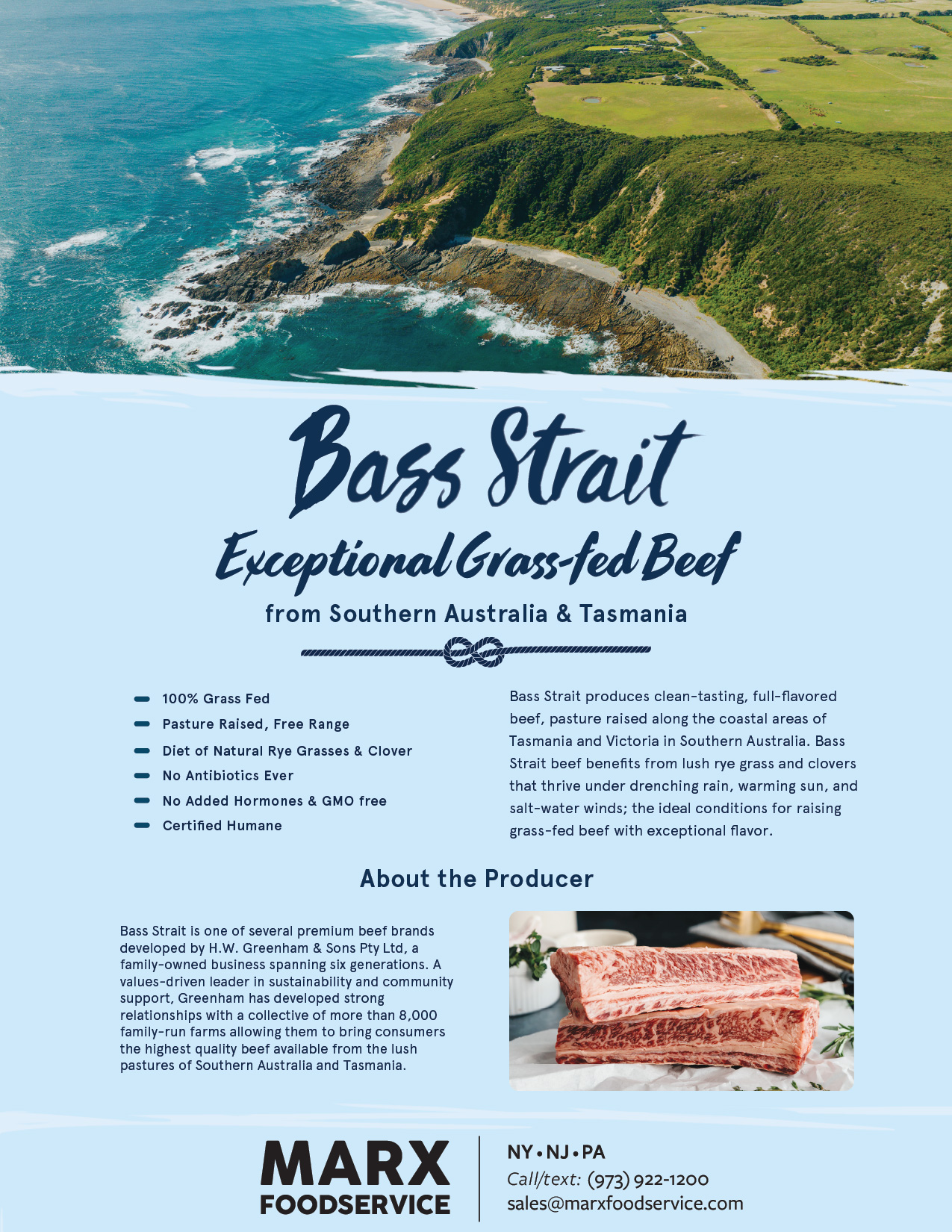 Bass Strait Beef Program Flyer